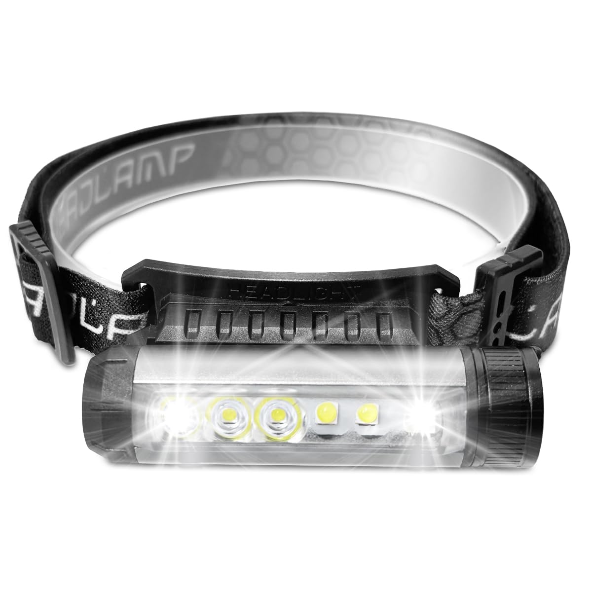 Cercano ヘッドライト USB充電式 3way コンパクト 高輝度 超広角 軽量 防災 防水 キャンプ 登山 ハイキング 釣りの商品画像