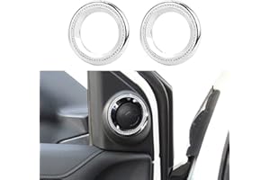 HHLOU Speaker Bling Crystal Accessory Interior Cover Compatible for Honda CRV (2017-2022)(Speaker)