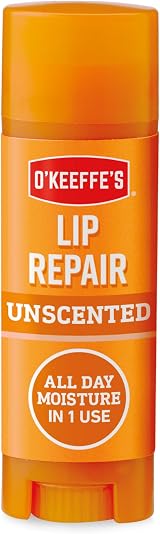 O'Keeffe's Lip Repair Unscented Balm 4.2g Dry Cracked Lips All Day Moisture view 1