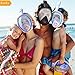 KUSKY Full Face Snorkel Mask [2018 Upgrade] New Foldable Snorkeling Mask with Detachable Camera Mount Pivot Arm and Earplug, 180° Large View Easy Breath Dry Top Set Anti-Fog for Adults Youth