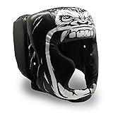 TRAINED Boxing Headgear Black S/L Use for MMA