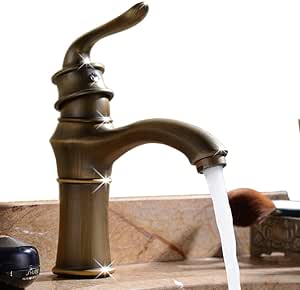 Europea grifo de cobre antiguo toda caliente y fría/Un solo baño