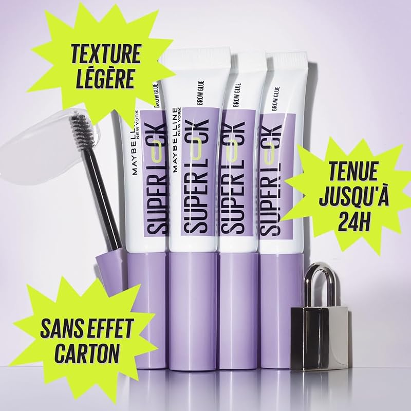 New York Superlock Brow Glue Gel Fixateur Sourcils 24H