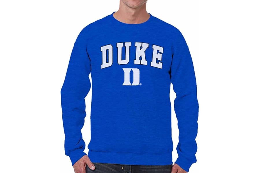 Campus Colors NCAA Adult Arch & Logo Soft Style Gameday Crewneck Sweatshirt - Officially Licensed Product