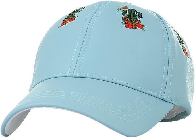 Amazon Gemvie 野球帽子 おしゃれ ベースボール 刺繍 キャップ フェイクレザー 帽子 オシャレ ワークハット 男女兼用 ハット カジュアル アウトドア 秋冬 ブルー キャップ 通販