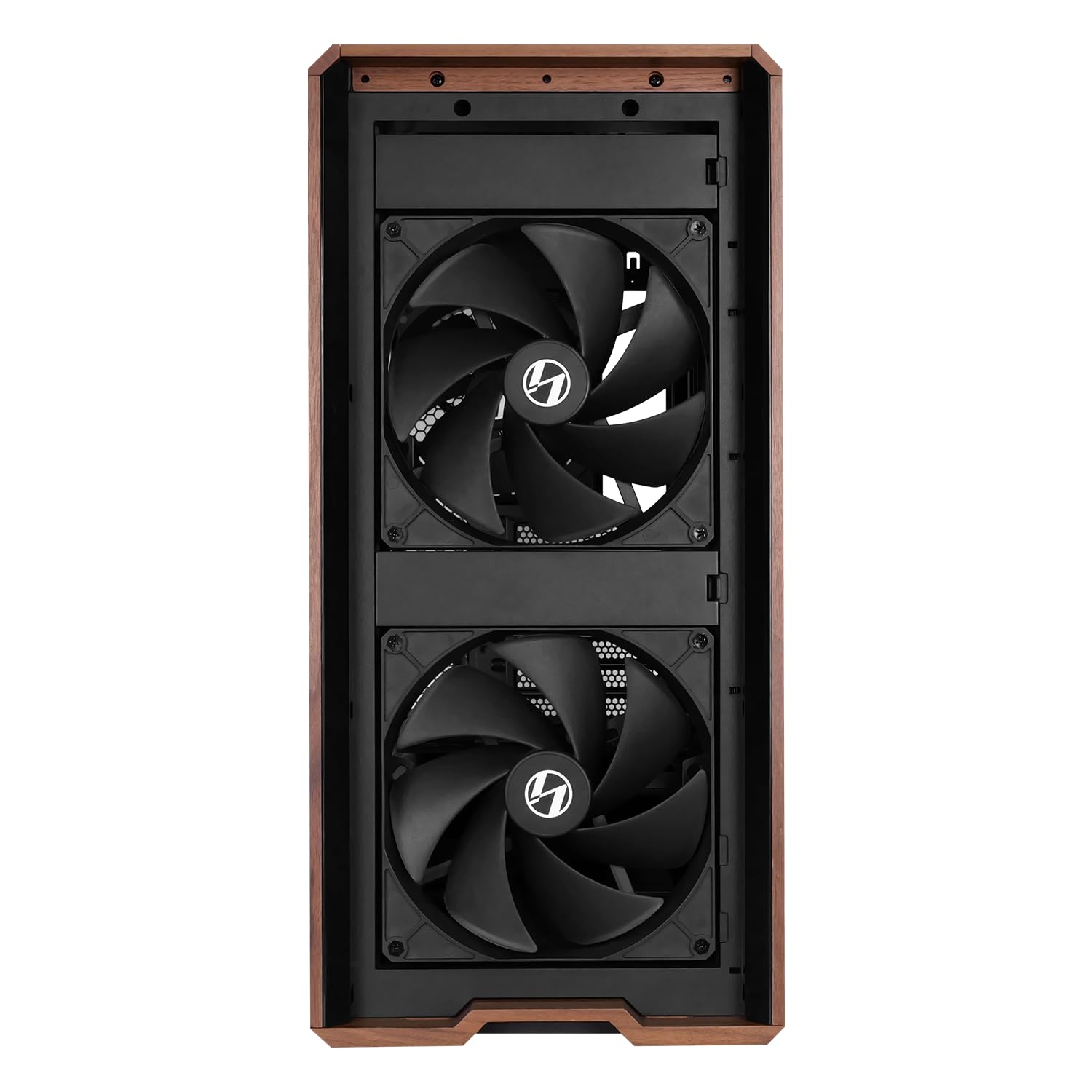 Lian Li Lancool 217 Pc Case Black | Atx Mid Tower, Tempered Glass, 5 Fans, Walnut Wood Accents, Mesh Front, Back-Connect Compatible - View 10
