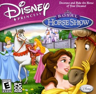 disney princess riding horse