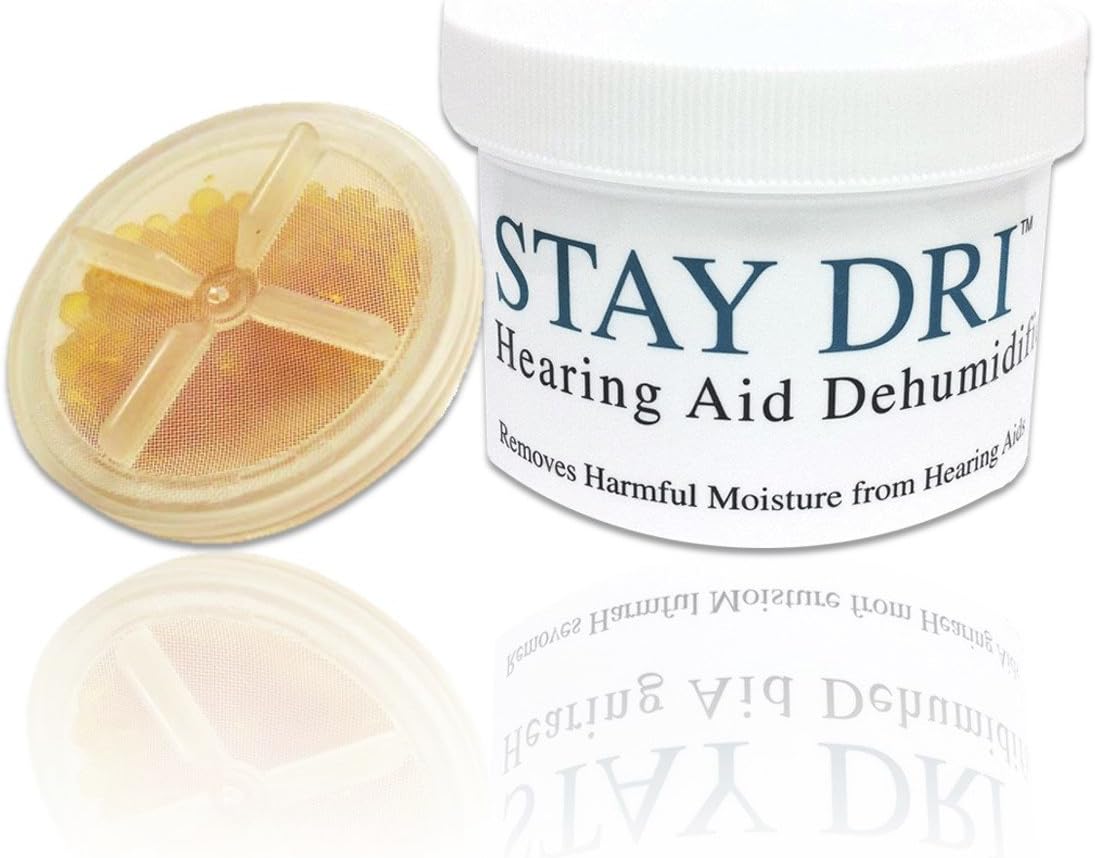 Stay Dri Hearing Aid Dehumidifier and Storage Container Includes