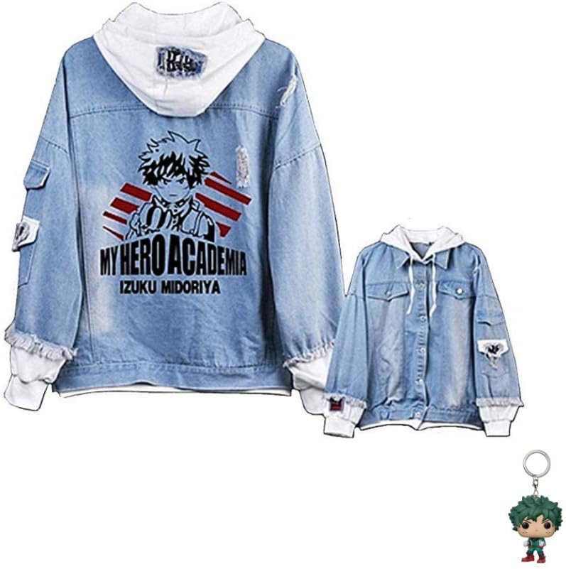 Boku No Hero Academia My Hero Academia Izuku Midoriya Hoodies Suit Jacket Denim