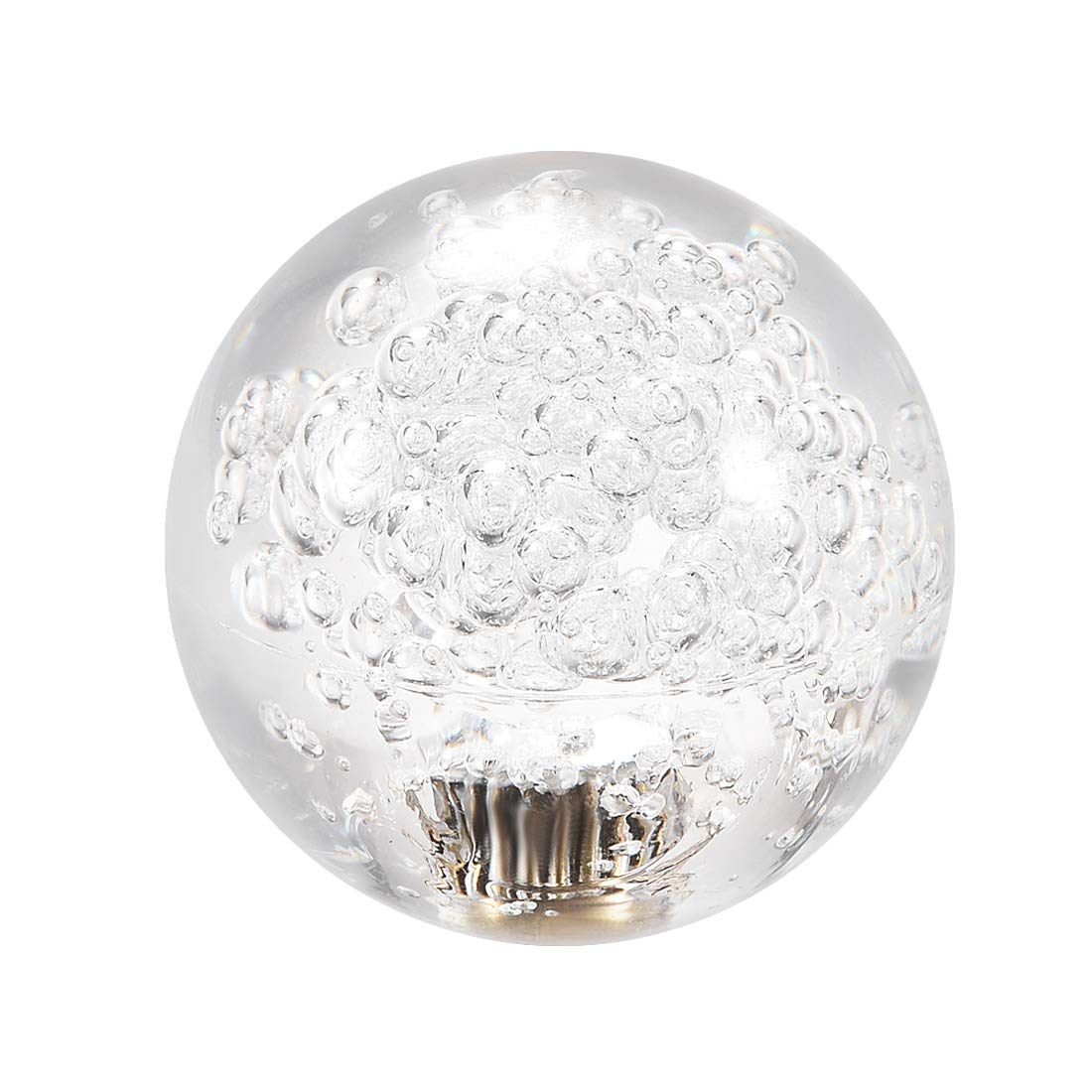 Photo 1 of uxcell Joystick Ball Top Handle Rocker Round Head Arcade Game DIY Parts Replacement Crystal White