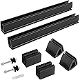 Club Car Golf Cart Windshield Clips Kit with Windshield Sash Clips&Windshield Retaining Clips fit 1"x1" Tube, Windshield Bottom Clips, OEM#101444101, 102005801