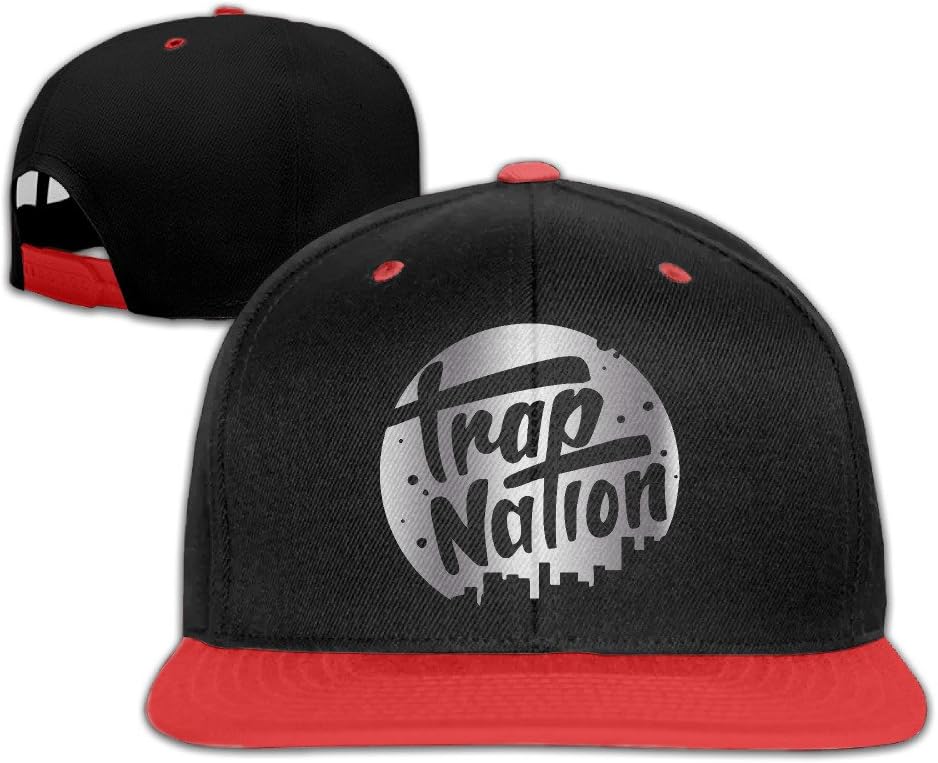 Trap Nation Logo Platinum Style Baseball Snapback Cap