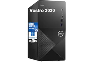 Dell Desktop Computer for Home & Business - 3030 Tower Desktop PC, Intel Core i5-14400 (Beat i7-13620H), 16GB DDR5 RAM, 512GB PCIe SSD, WiFi 6, Bluetooth, DisplayPort, HDMI, Type-C, Windows 11 Pro