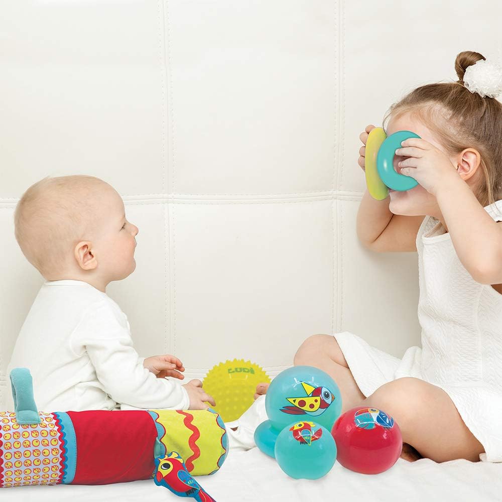 LUDI Sensory Stimulation Set Special Toy Set for Sensory Development, Multicoloured, 8 Unité (Lot de 1) - Image 3