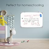 Nyxi Whiteboard 70x50 cm Dry-Wipe Magnetic Aluminium Frame with Zinc Sheet view 8