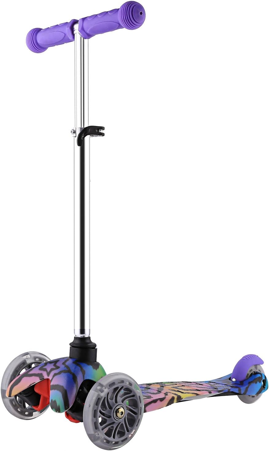 Acecoree Kinder Scooter ab 3 Jahren, Faltbarer KickboardScooter, Big Wheel TretRoller mit