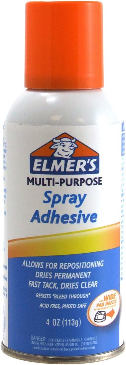 Elmer's Spray Adhesive, Multipurpose, 4 Ounces