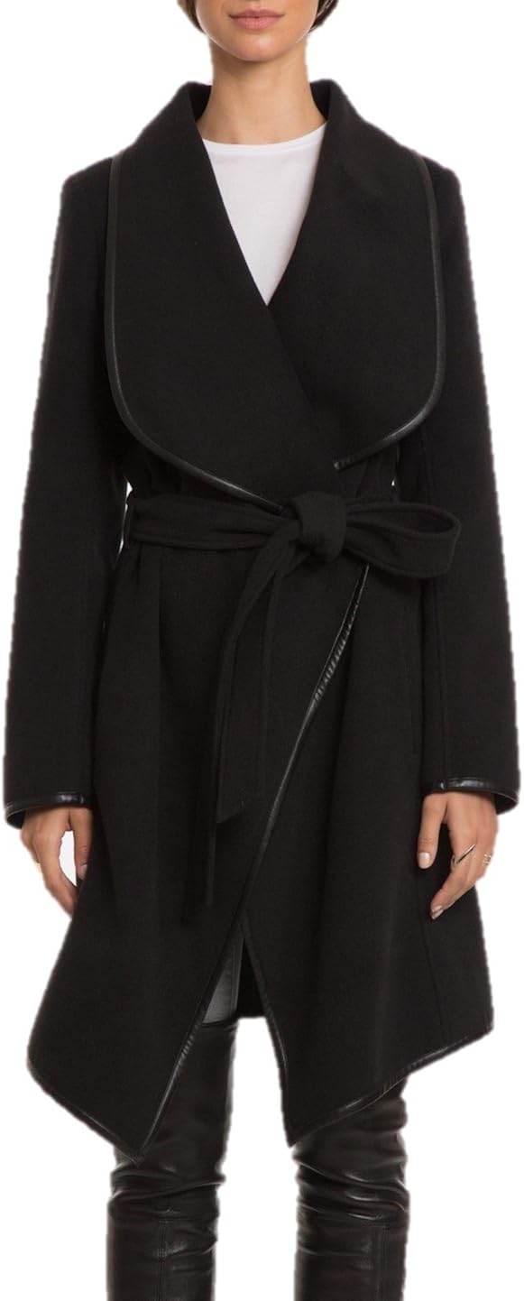 badgley mischka wrap coat