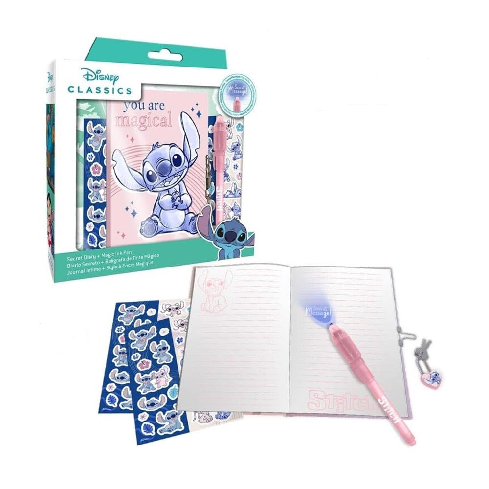 Kids Licensing Notebook Magic Pen Stitch Disney