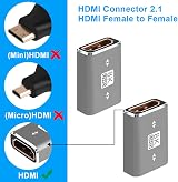 AXFEE HDMI Female to Female Adapter 8K60Hz 4K120Hz Aluminum Coupler view 2