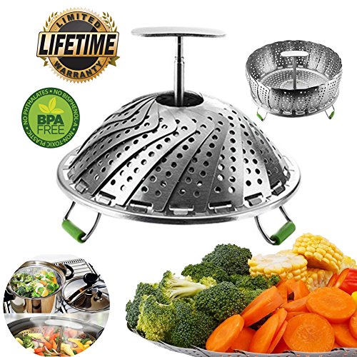 Buy Vegetable Steamer Basket Instant Pot Accessories 6 Quart Food For 8