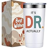 Grifarny PhD Graduation Gifts - Ph.D. Gift for Women - Doctors Day Gifts for Women - Doctorate Graduate Gift for Phd, Medical School Student, New Doctor, Physician MD - It's Dr Actually Tumbler 20 oz