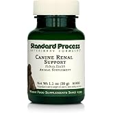 Standard Process Canine Renal Support, 3.9 oz (70 Servings) | Dog Supplement for Kidney, Liver and Heart Health, Animal Supplement for Your Dog's Health