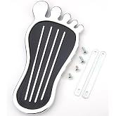 "Foot" Gas Pedal Cover Fits accelerator pedals up to 2" wide | Diecast aluminum with polished finish and black inlay, matching dimmer switch cover sold separately