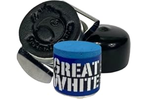 Outsville Great White Thresher Blue Chalk for Pool Cue Sticks Billiards - Starter Pack