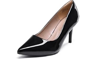 DREAM PAIRS Women's High Stiletto Heels Closed Pointed Toe Dress Pumps Shoes for Wedding Work Office Business, 3 Inches