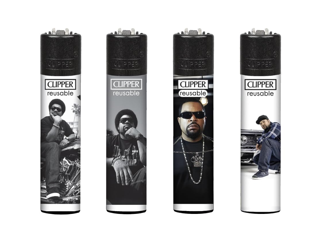 Clipper Lighters - Collection of 4 - Refillable and