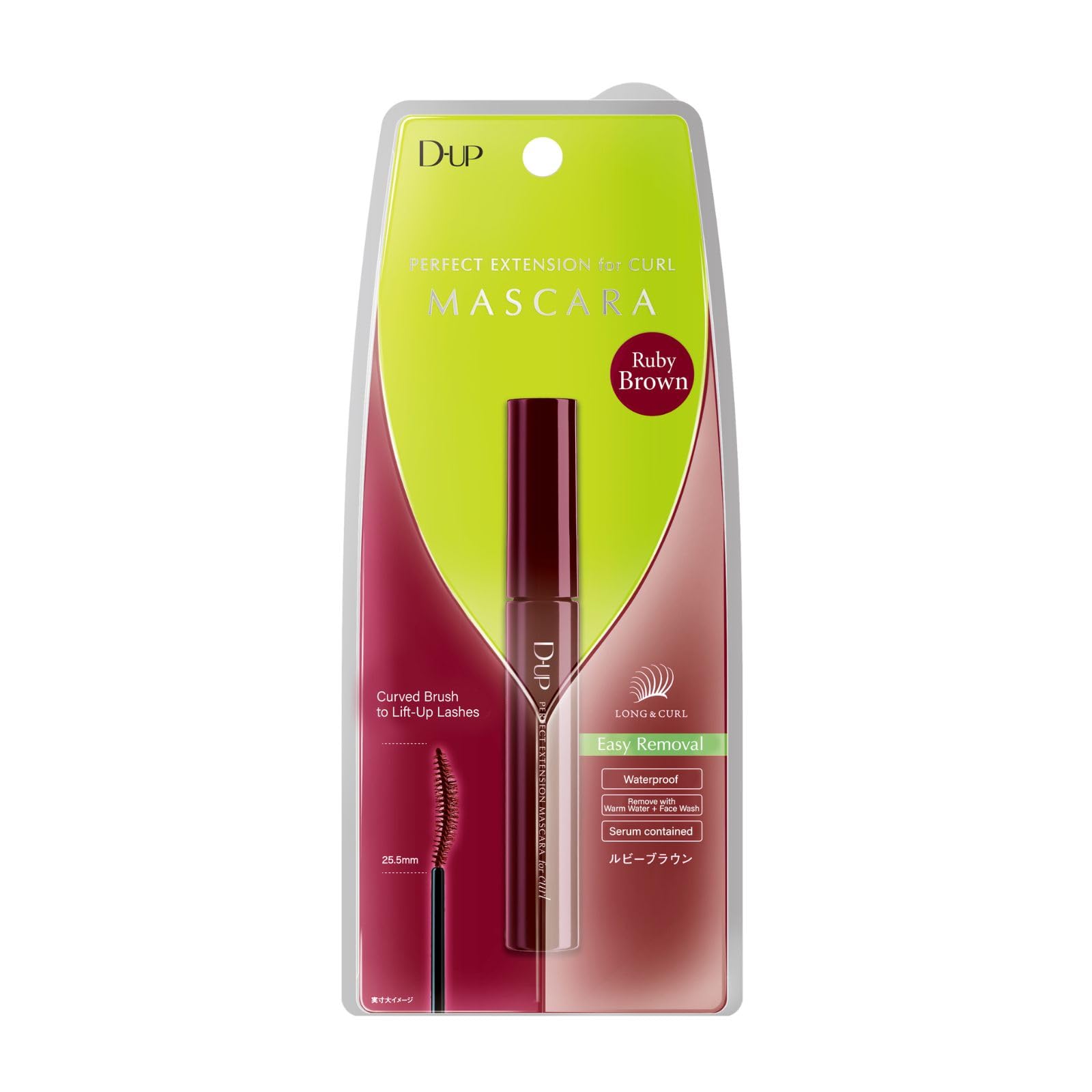 D-UP Perfect Extension Mascara For Curl - Ruby Brown