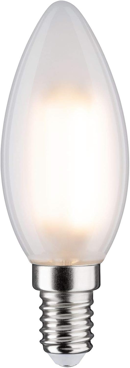 Paulmann 28645 LED Filament Candle lamp 6.5 watts Classic lamp matt 2700 K Warm White E14, 6,5 W