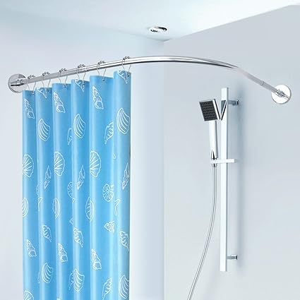 cortina de ducha acero inoxidable