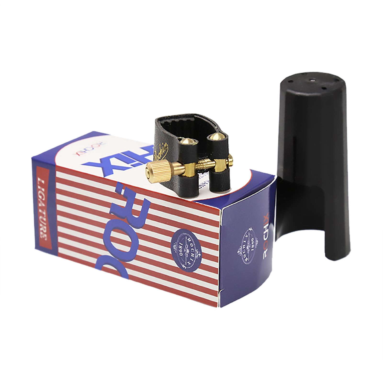 Leather Ligature and Plastic Cap for Bb Clarinet