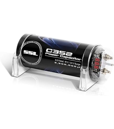 Amazon.com: Rockford RFC10HB 10 Farad Hybrid Digital Capacitor