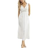 ALCEA ROSEA Womens Sexy Nightgowns Long Floral Lace silky Lingerie supportive Chemises Full slip for Women Elegant Sleepwear