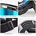 Carperipher Ski Goggles Snowboard Goggles Motorcycle Goggles Helmet Compatible Motorbike Motocross Dirt Bike Cycling ATV Racing Safety Goggles, 2 Pack (Black Frame Colorful Len)