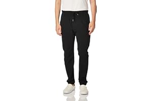 WT02 Mens Jogger Pants in Basic Solid Colors and Stretch Twill Fabric
