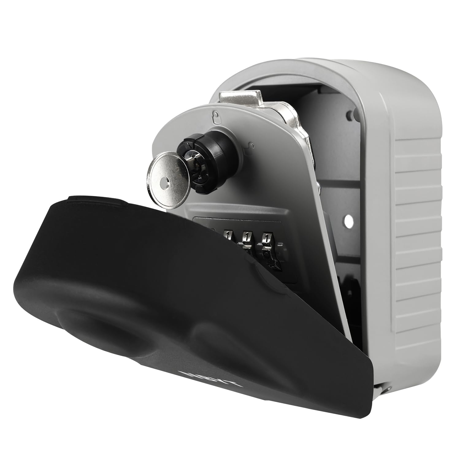 NBYT Portable Combination Lock keybox, Forgotten code can be found,For House Keys Key Hiders to Hide a Key Outside,Waterproof Key Safe Storage Lock Box