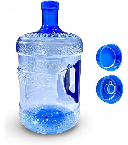 Amazon.com: 3 Gallon Tall BPA Free Water Bottle With Handle 48mm Cap Drinking  Water Jug Made in USA : Sports & Outdoors