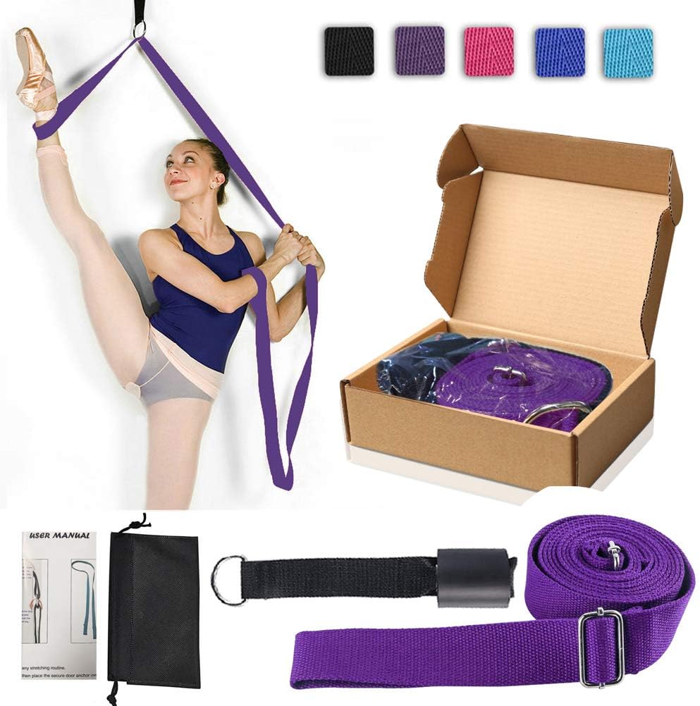 Leg Stretcher, Door Flexibility & Stretching Leg Strap - Great for Ballet Cheer Dance Gymnastics or Any Sport Leg Stretcher Door Flexibility Trainer Premium Stretching Equipment
