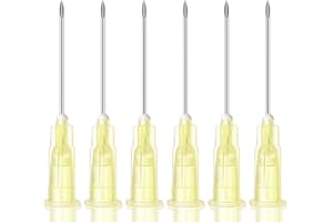 LUXIBOLL 20 Gauge 1 Inch Disposable Sterile Injection Needle (100Pack) Luer Lock Industrial Accessories Needles,Individually Wrapped