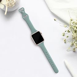 Slim Thin Narrow Bands Compatible with Apple Watch