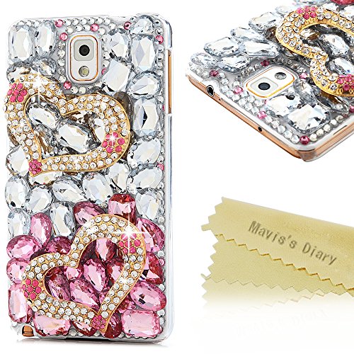 Mavis s diary galaxy note 3 case 3d handmade lovely double golden…