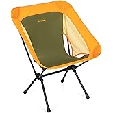 Helinox Chair One (re) High-Performance Camping Chair, 1.97lbs, Lightweight Compact Collapsible Outdoor Chairs, Backpacking, Picnic, Adventures, Flame Multiblock