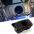 Motorcycle Glove Box Cubby with Cup Holder Fits for Honda Gold Wing GL1800/ F6B 2012-2017 Front Storage Box (Black)