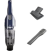 Shark Cyclone PET Handheld Vacuum with 8" Crevice Tool, HyperVelocity Suction, Navy Blue/Grey, CH701