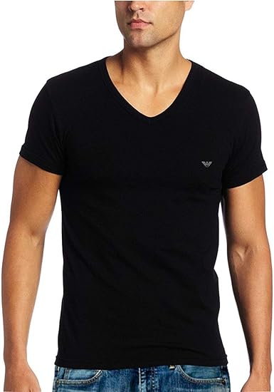 Amazon エンポリオアルマーニ Emporio Armani メンズ 半袖 Tシャツ Vネック ストレッチ コットン Cc718 並行輸入品 Tシャツ カットソー 通販