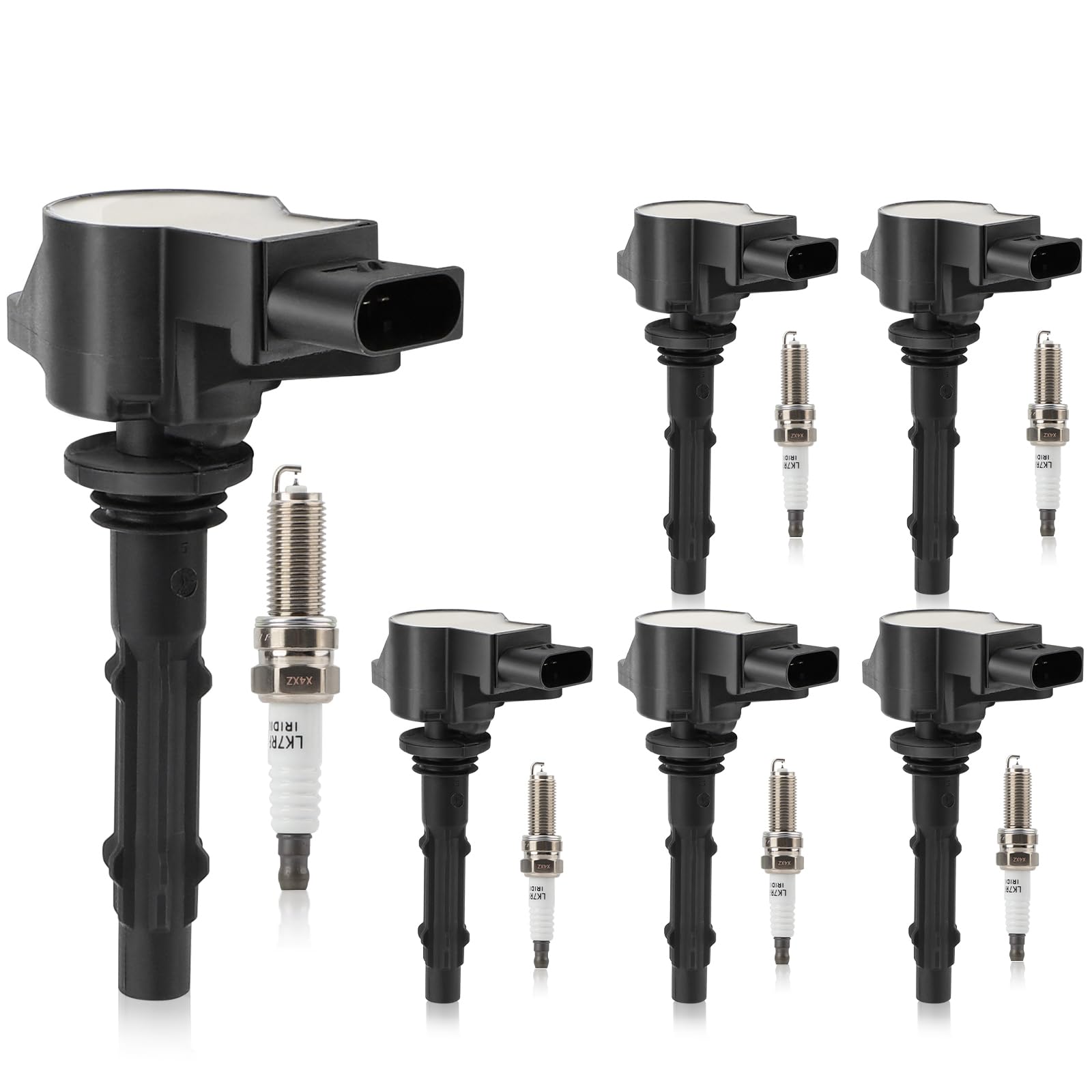 Photo 1 of UF535 Ignition Coil Packs & 95983 Double Iridium Spark Plug Compatible with 2006-2014 Mercedes-Benz C250 C300 C350 CL550 CLK350 CLS550 E300 Dodge Sprinter